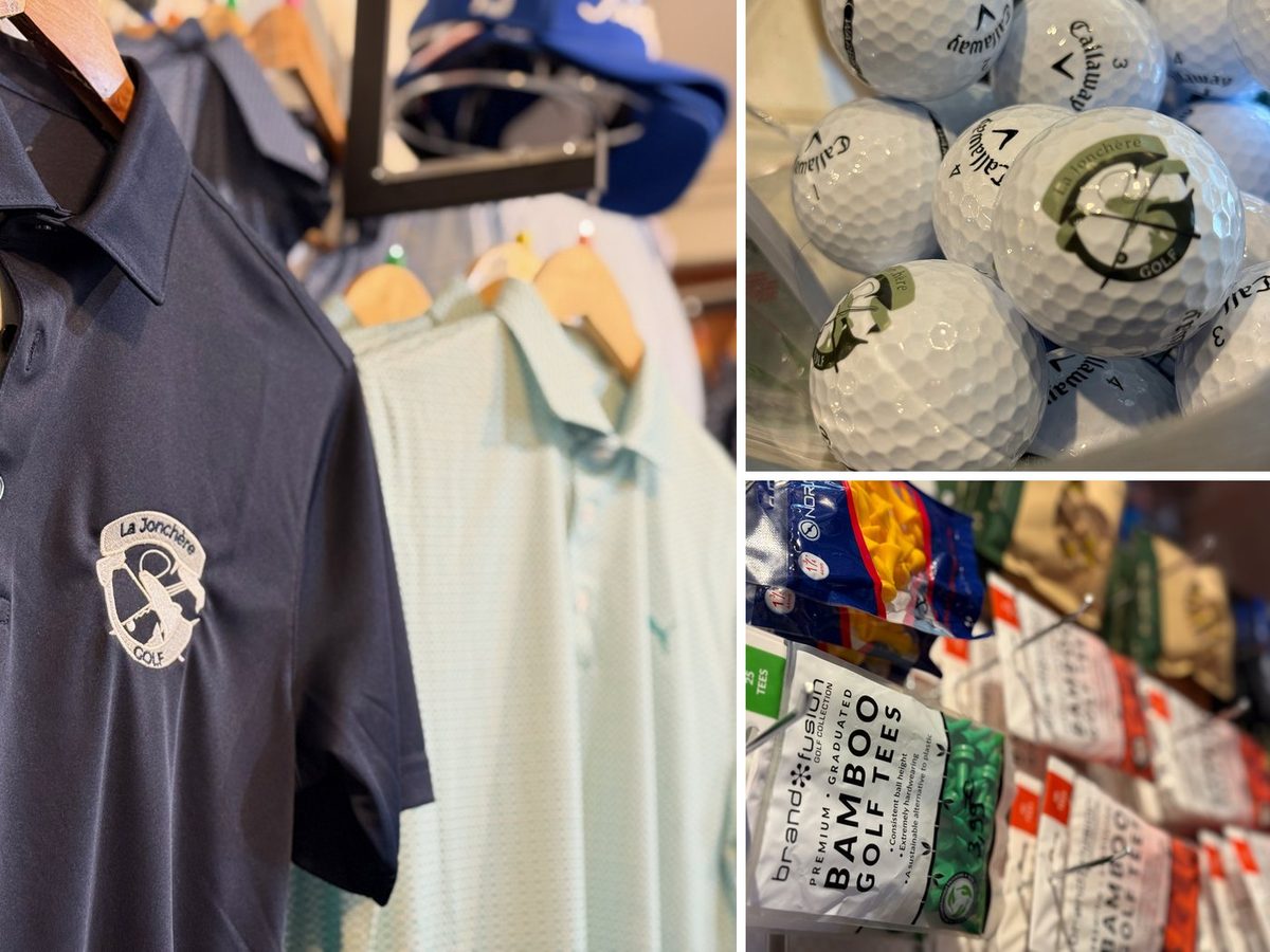 La boutique Up to Golf au club house du Golf de la Jonchère